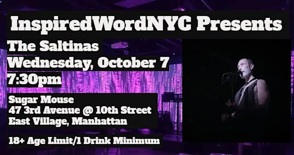 InspiredWordNYC Presents The Saltinas at Sugar Mouse