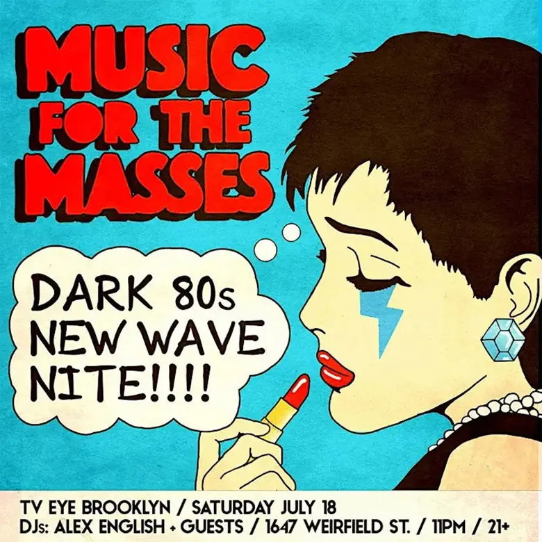 Music For The Masses: Dark 80s New Wave Nite
