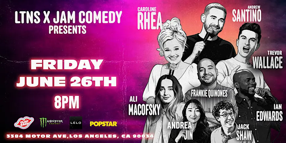 JAM Comedy & LTNS Presents: Andrew Santino, Trevor Wallace, & More