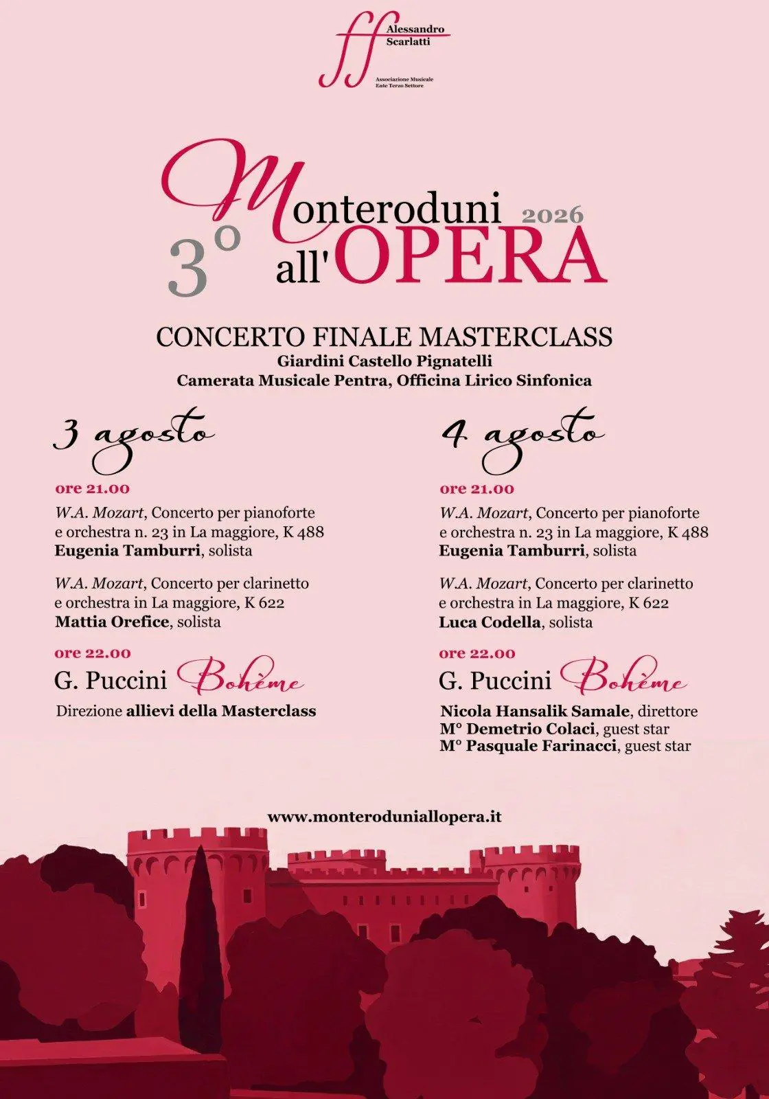 Monteroduni all'opera 2026 - III edizione | 3 Agosto