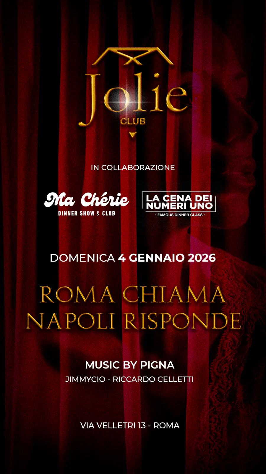 Ma Chérie Dinner Show en el Jolie Club