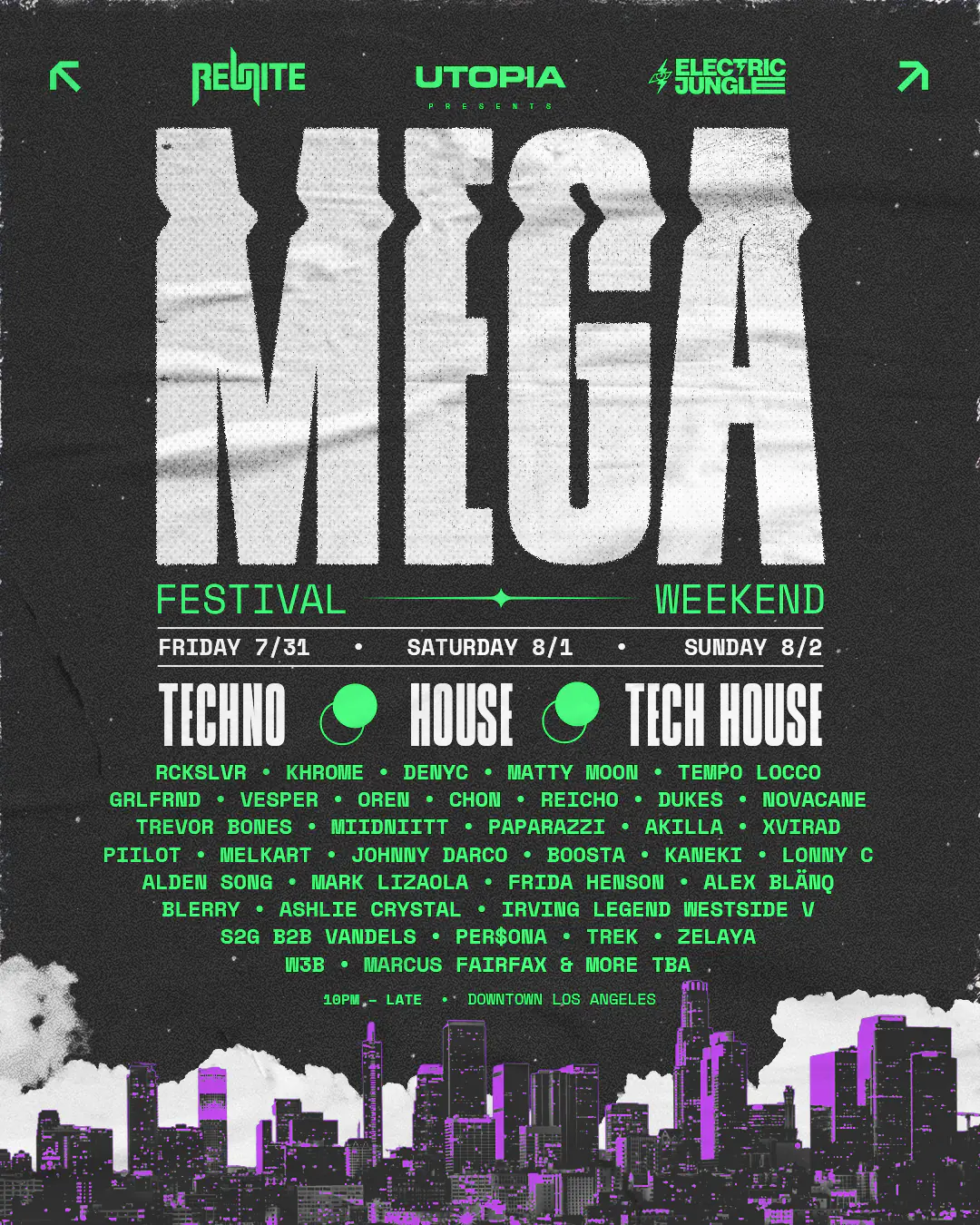MEGA AFTERS (SAT.) SECRET GUEST - 2 STAGES