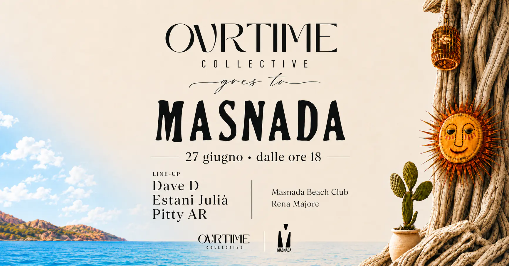 OVRTIME goes to Masnada Beach Club
