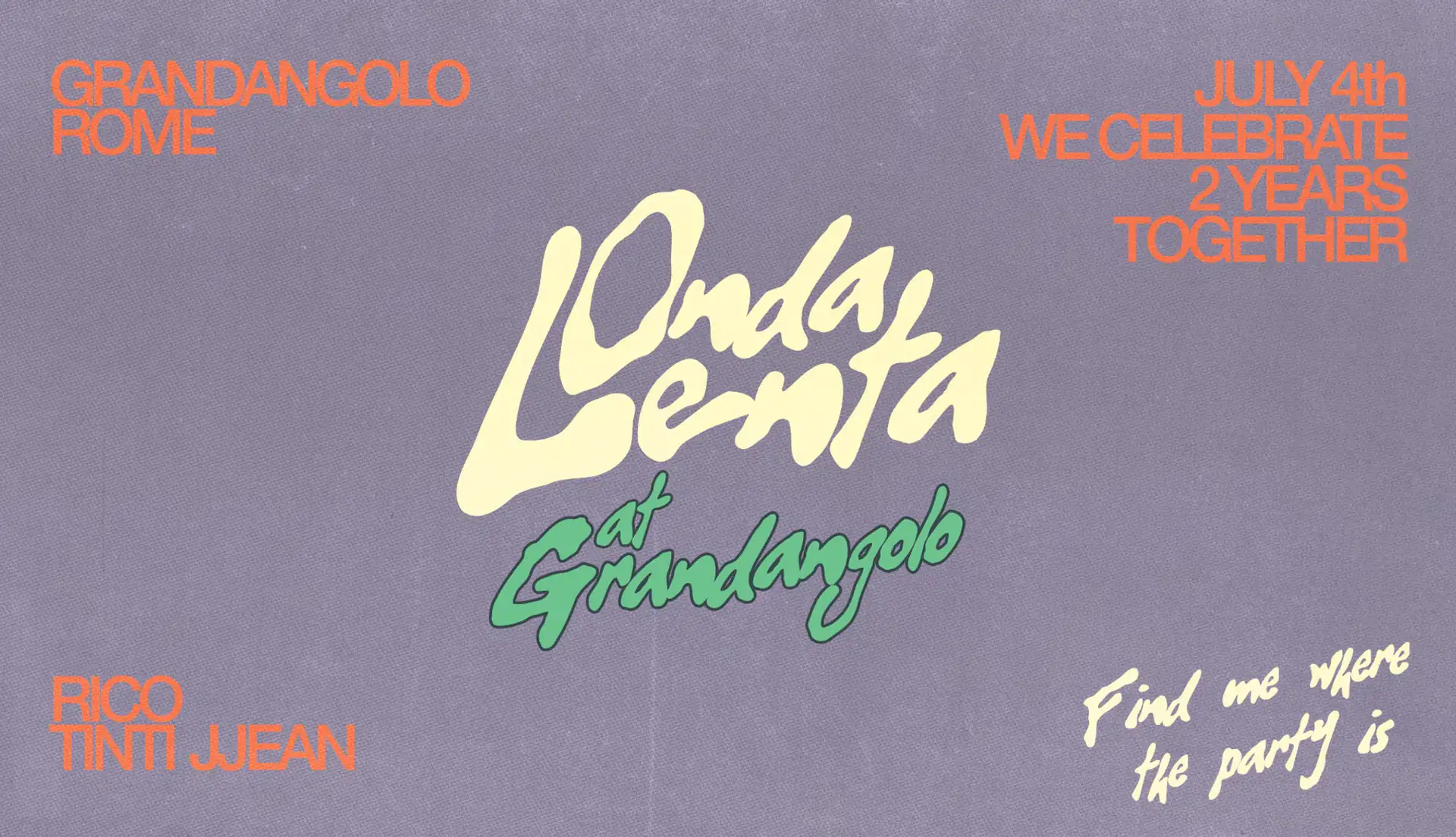 Ondalenta at Grandangolo - "Two Years Together" 04 / 07