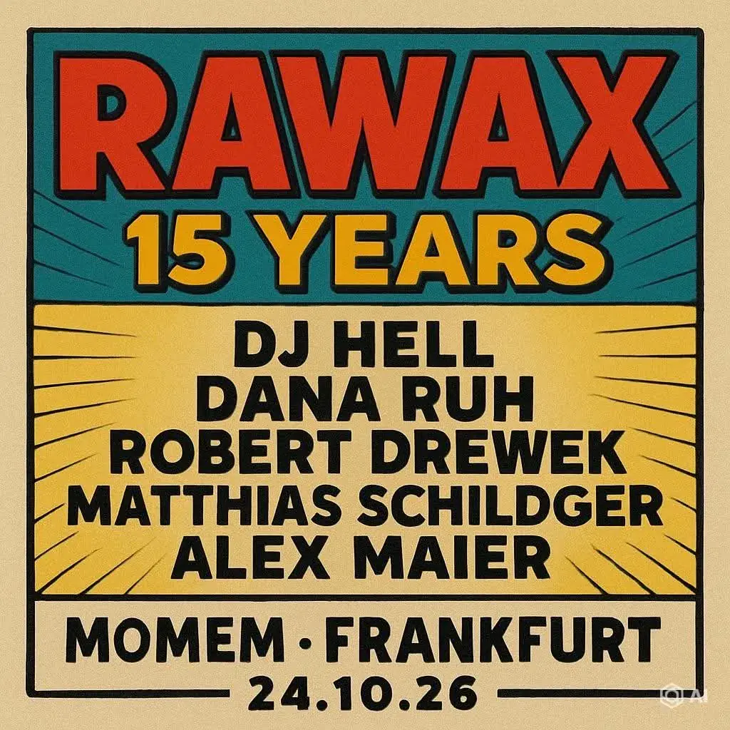 RAWAX 15 YEARS AT MUSEUM OF MODERN ELECTRONIC MUSIC