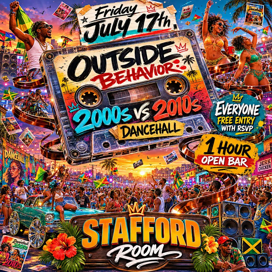 Outside Behavior: Dancehall 2000s vs 2010s at Stafford Room