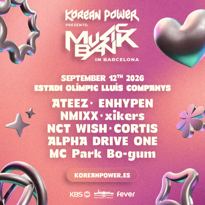 Korean Power presents: Music Bank World Tour Barcelona 2026 presso l'Estadi Olímpic