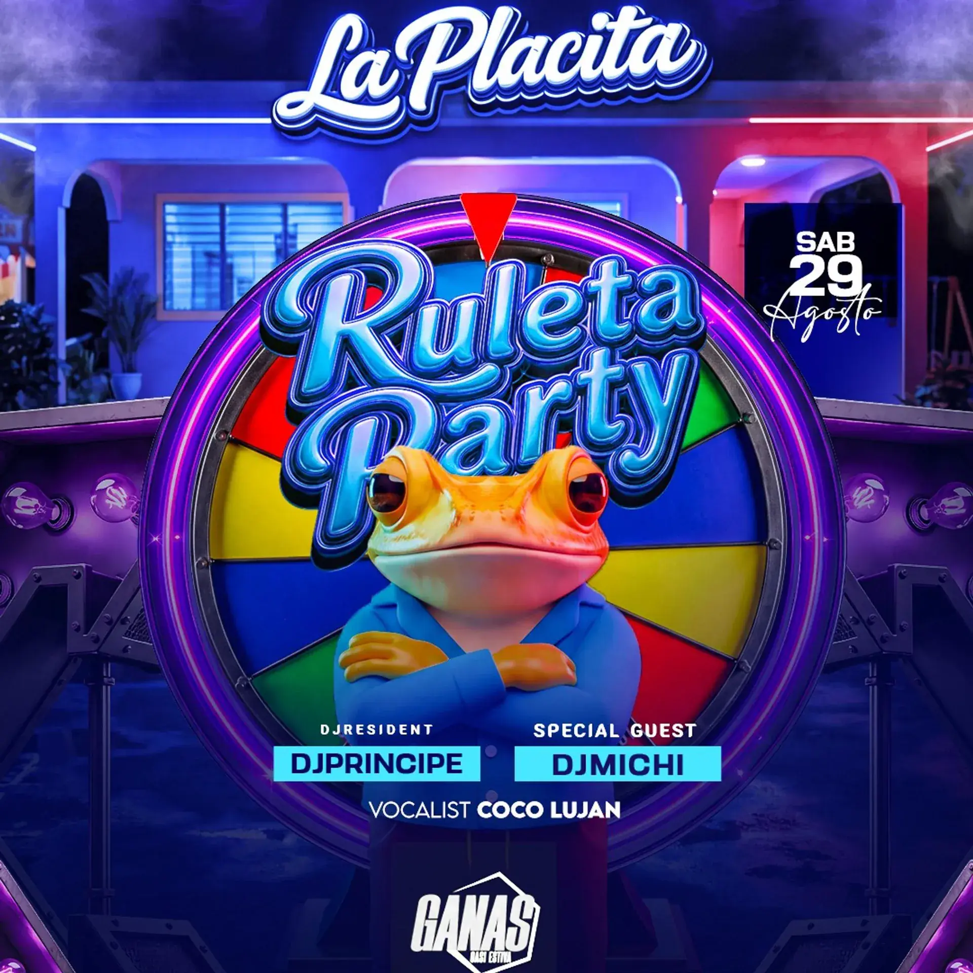 LA PLACITA - SAB 29.08 - @GANAS