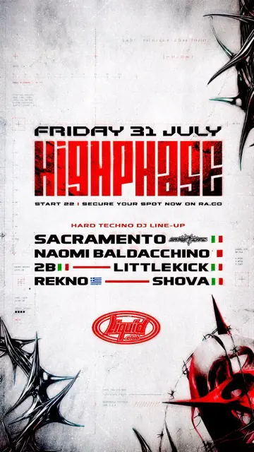 HIGHPHASE - Liquid Club MAIN ROOM [31.07]