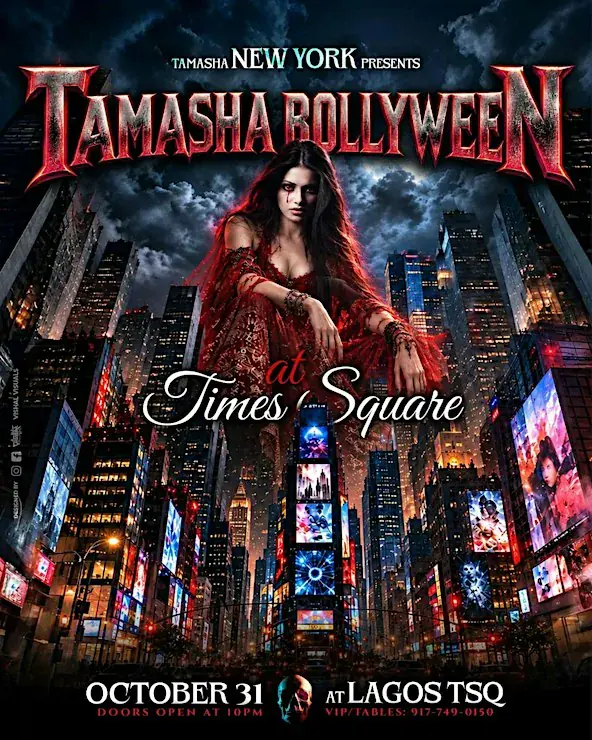 Bollyween : soirée d’Halloween Bollywood à Times Square @ Lagos