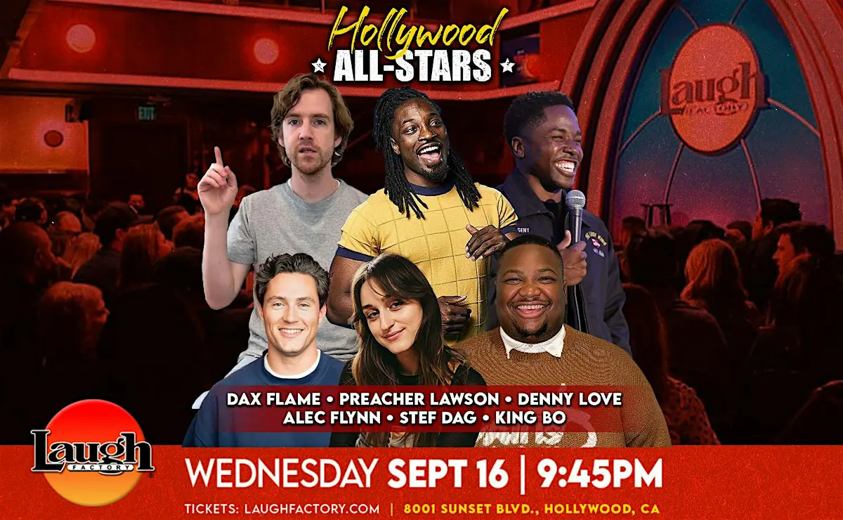 Wednesday All-Star Comedy 9:45PM