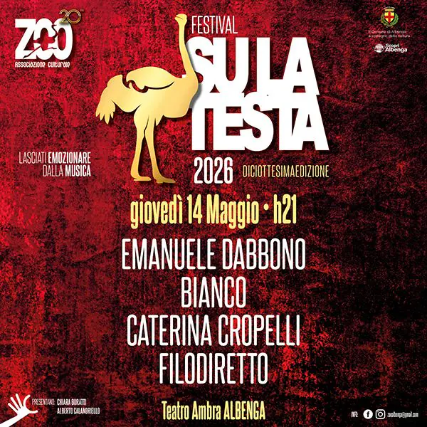 Su La Testa - Prima Serata- BIANCO - CATERINA CROPELLI - EMANUELE DABBONO - FILODIRETTO