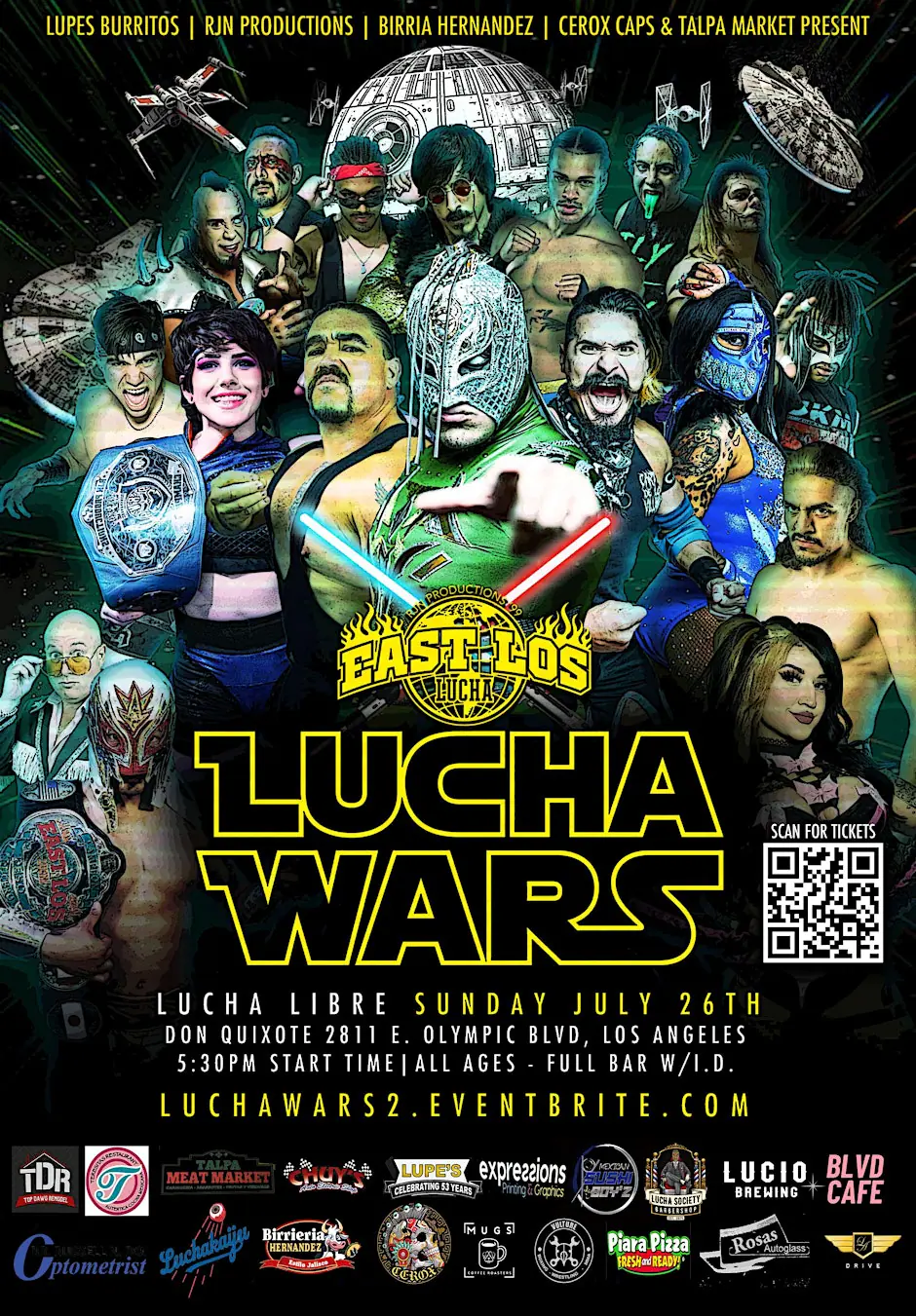 LUCHA WARS: RJNPRODUCTIONS99 7 Year Anniversary