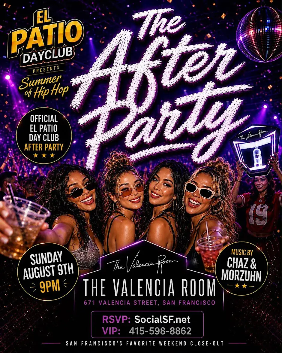 The After Party - Every Sunday @ The Valencia Room San Francisco