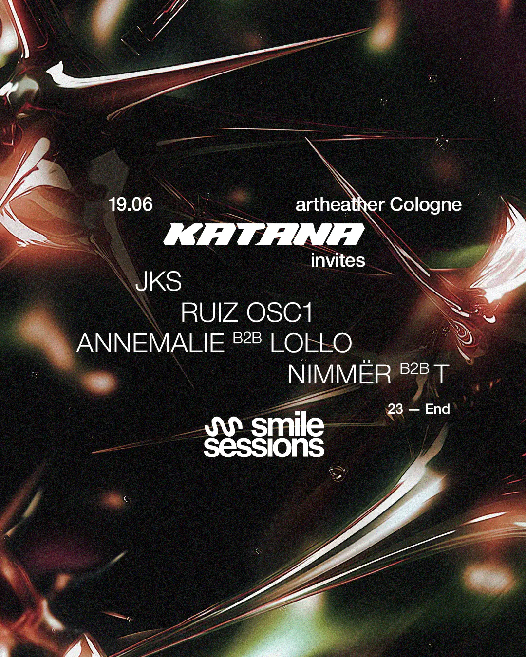 Katana invites Smile Sessions with JKS, RUIZ OSC1 & More