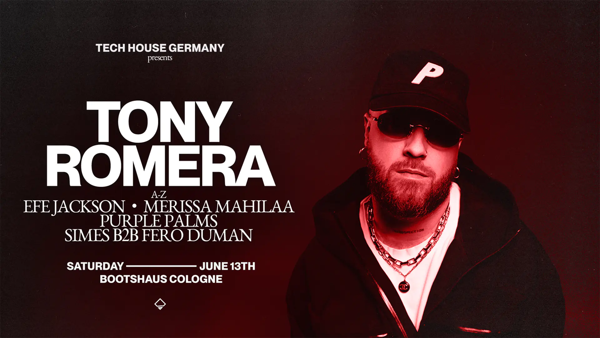 Tony Romera pres by TECH HOUSE GERMANY - Aftershow