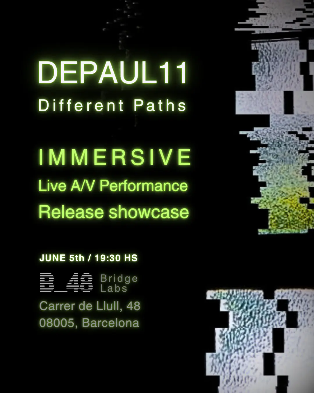 Depaul11 präsentiert Different Paths / IMMERSIVE AV SHOWCASE