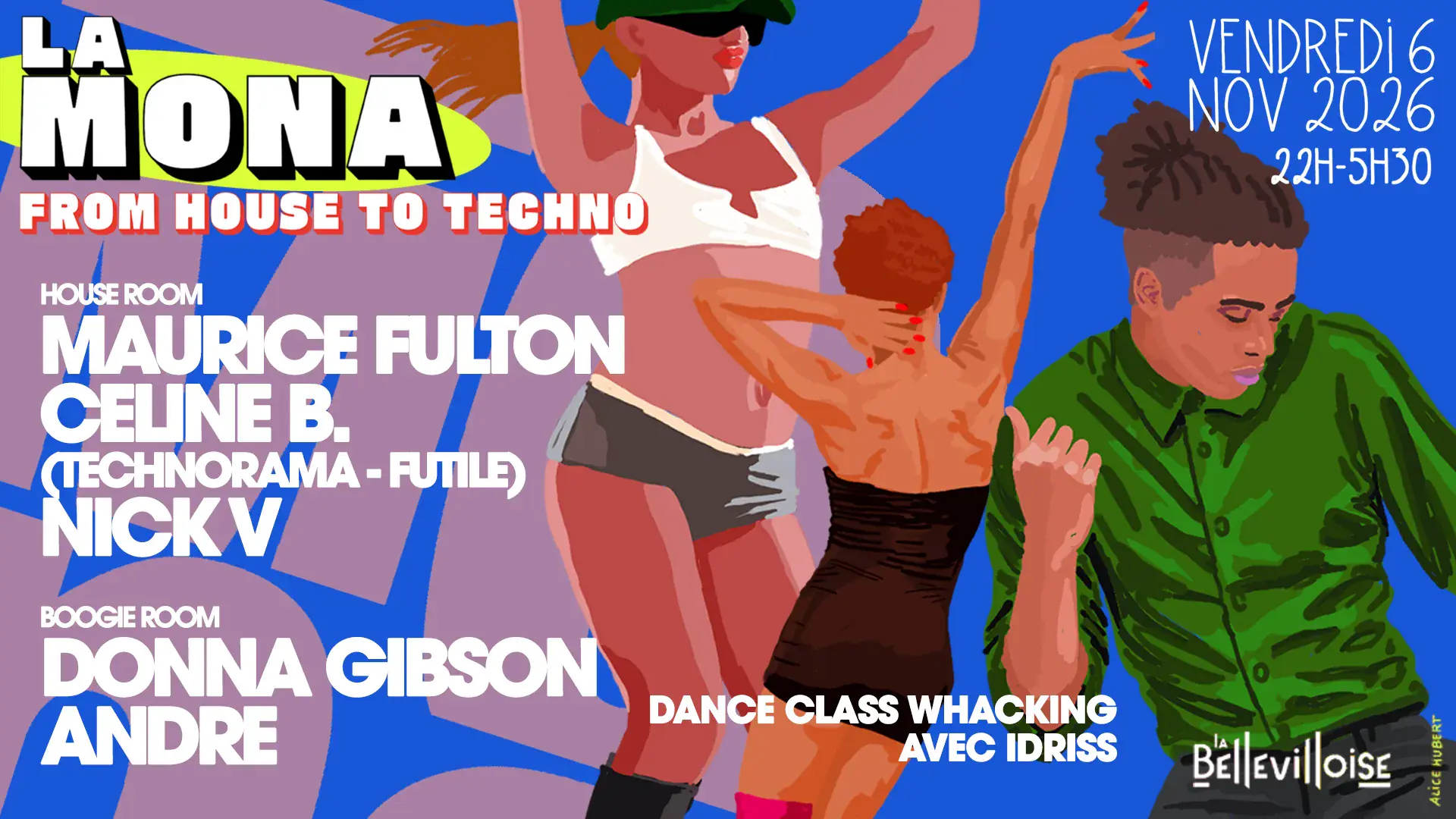 La Mona from Disco to House to Techno: Maurice Fulton, Céline B., Nick V