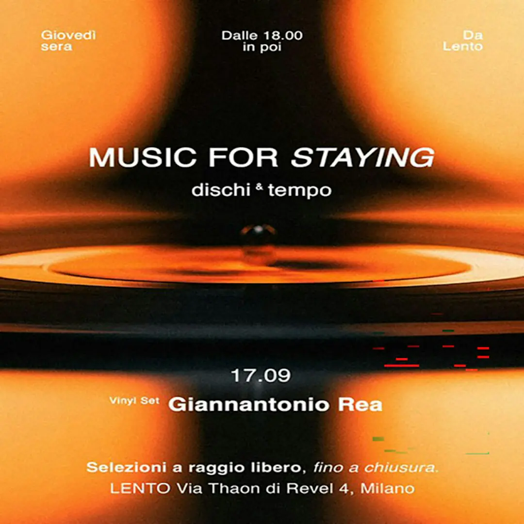 Music for Staying - dischi & tempo
