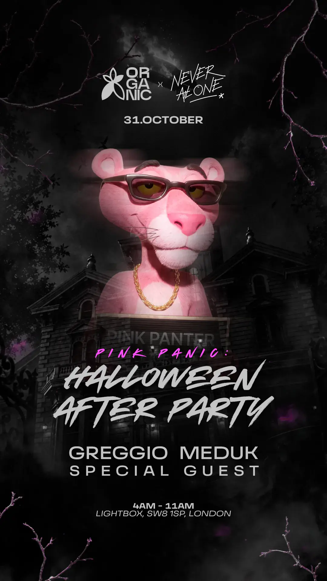 Organic x Never Alone: Pink Panic After Party
