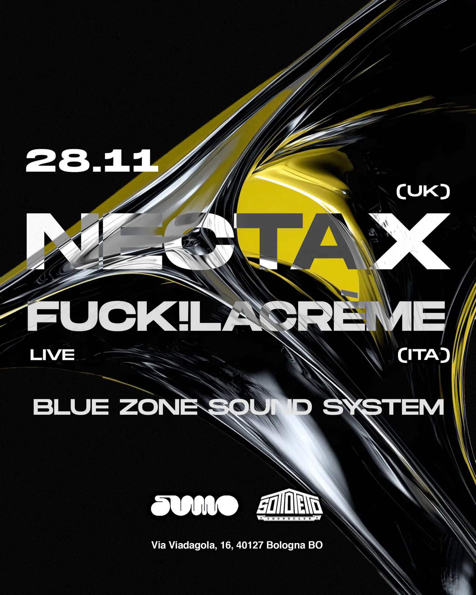 Nectax, FUCK!LACREME e Blue Zone Sound System