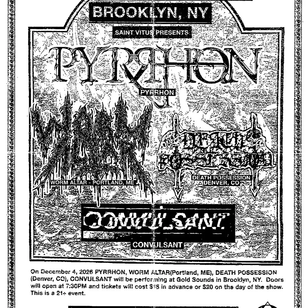 Pyrrhon, Worm Altar, Death Possession, Convulsant