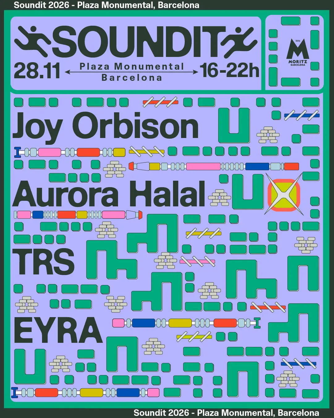 SOUNDIT Plaza: Joy Orbison, Aurora Halal, TRS, EYRA