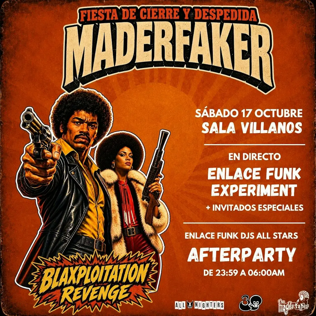 ENLACE FUNK EXPERIMENT reinterpreta las BANDAS SONORAS del cine BLAXPLOITATION