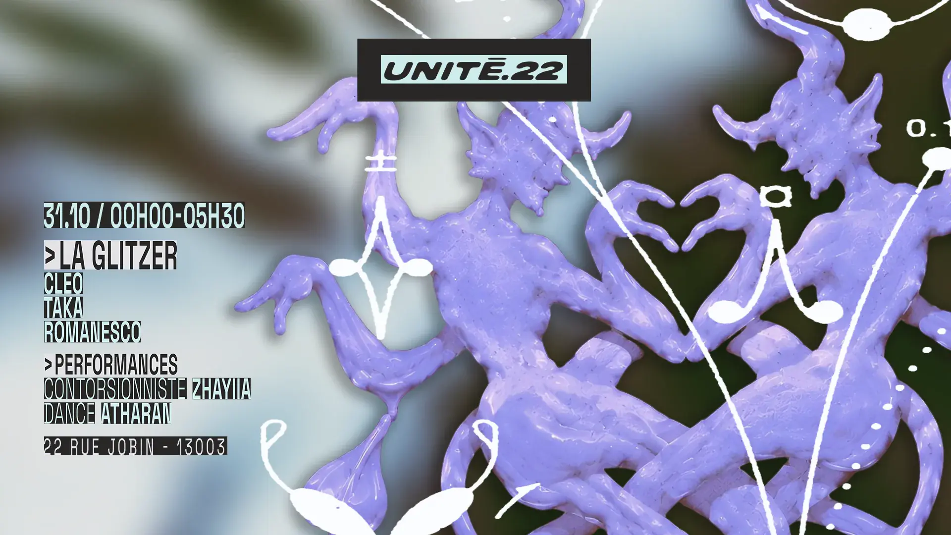 U.22 X La Glitzer : Cleo, Romanesco, Taka