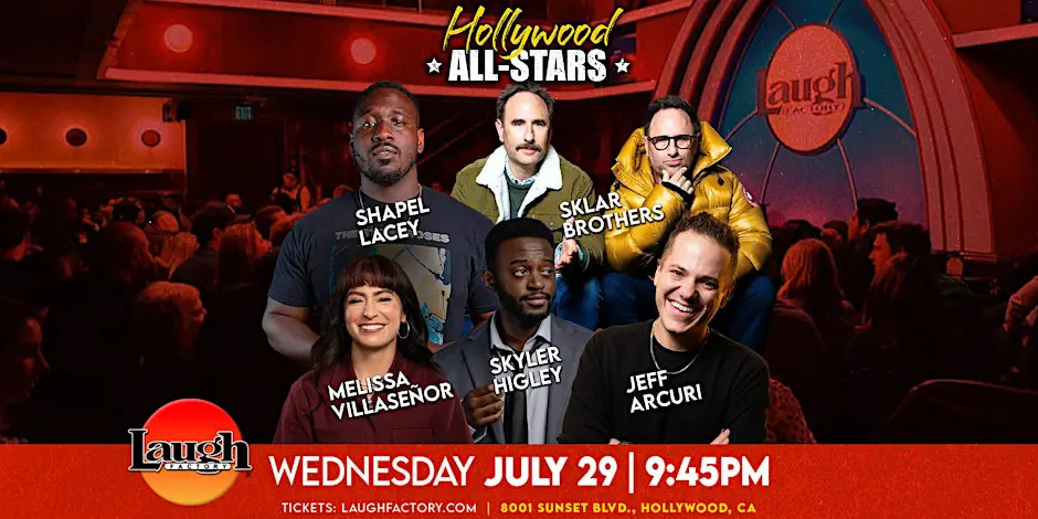 Wednesday All-Star Comedy 9:45PM