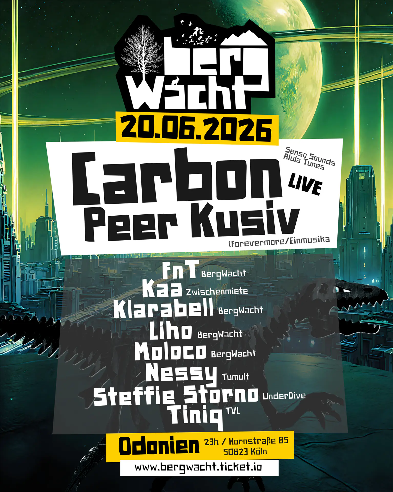 BergWacht in Odonien with Carbon LIVE, Peer Kusiv uvm
