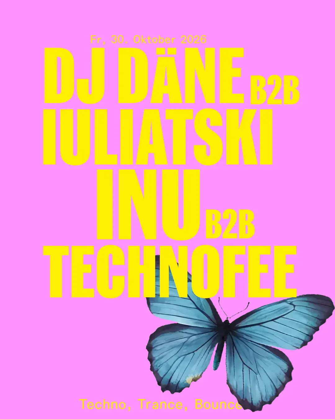 DJ DÄNE B2B IULIATSKI / INU B2B TECHNOFEE