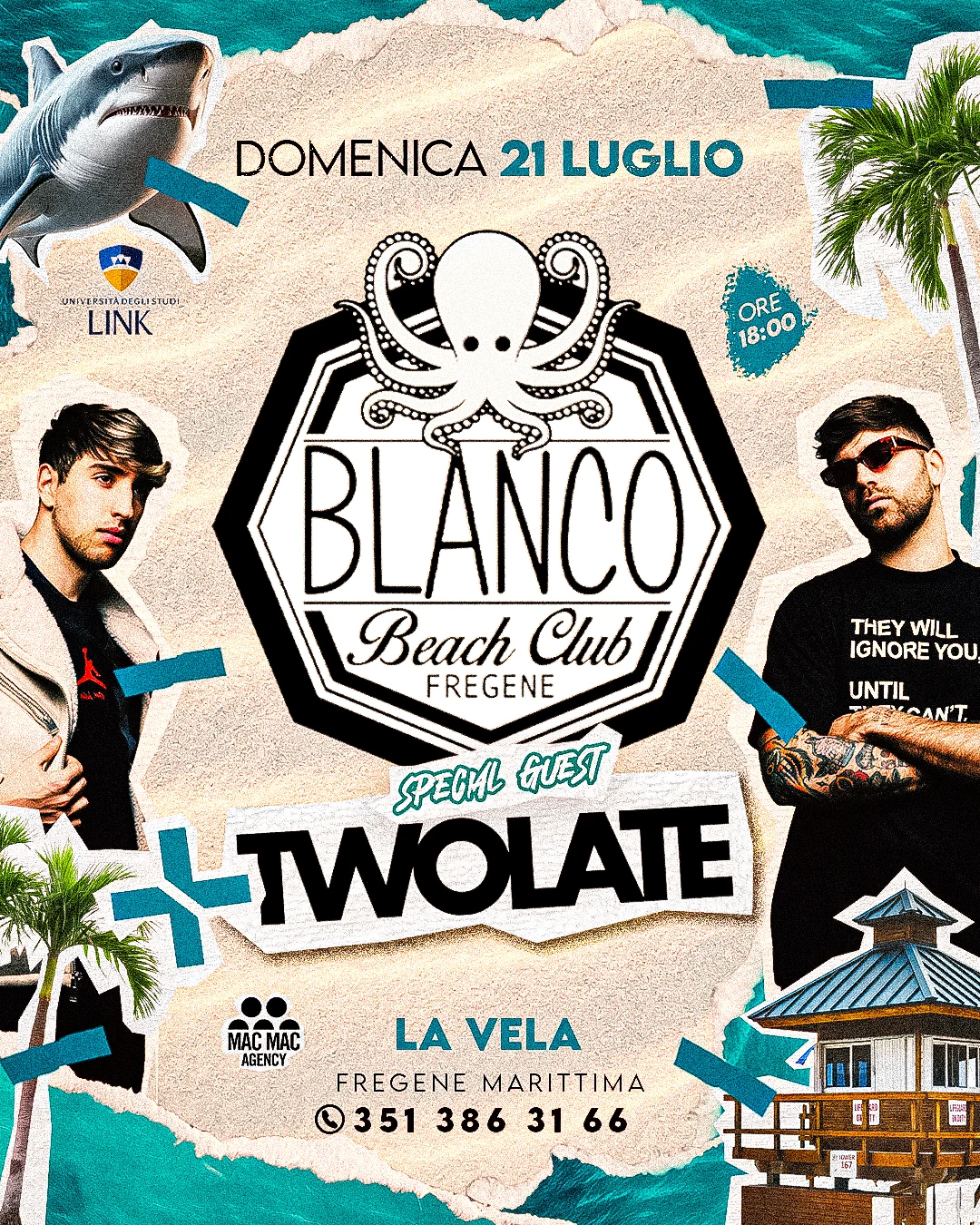 TWOLATE al Blanco Beach Club