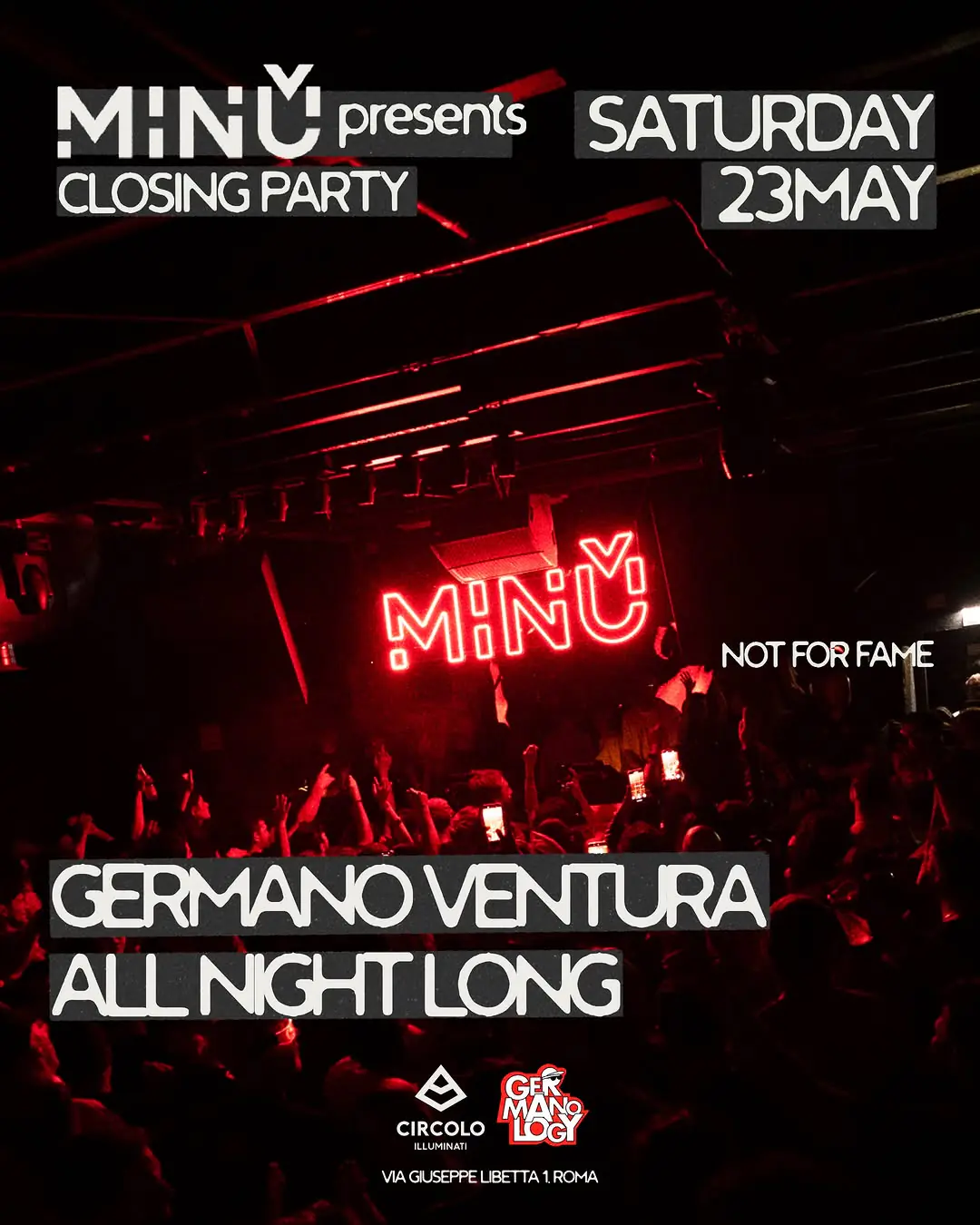 Fiesta de Clausura de Minù con Germano Ventura