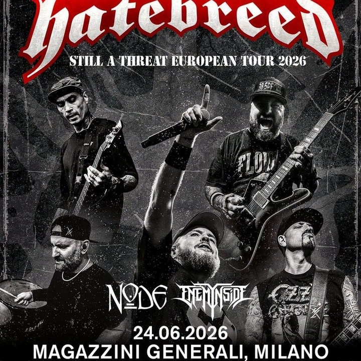 Hatebreed (support acts: Node + Enemynside)