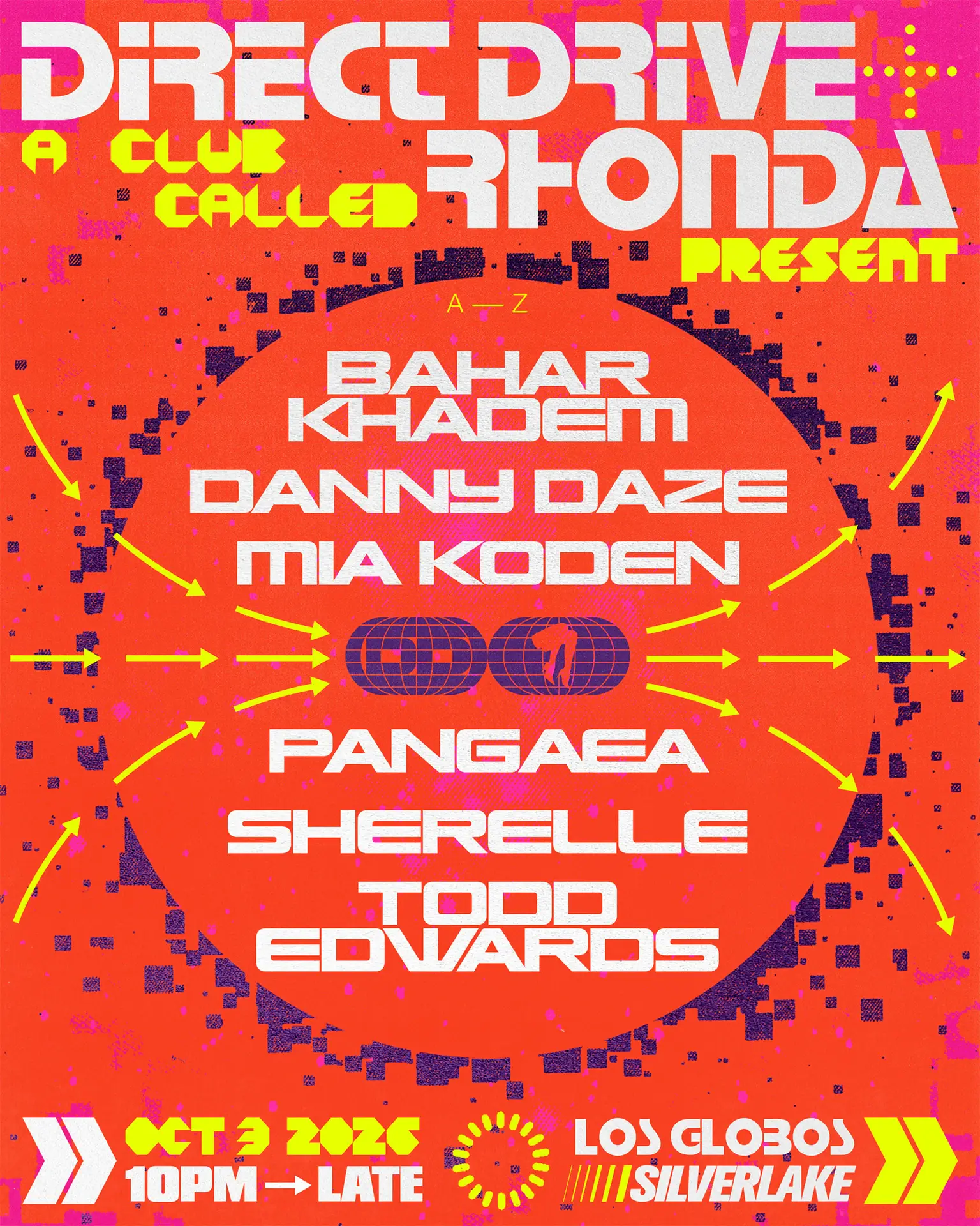 Direct Drive & Rhonda INTL present SHERELLE, Todd Edwards, Danny Daze, Mia Koden, + more