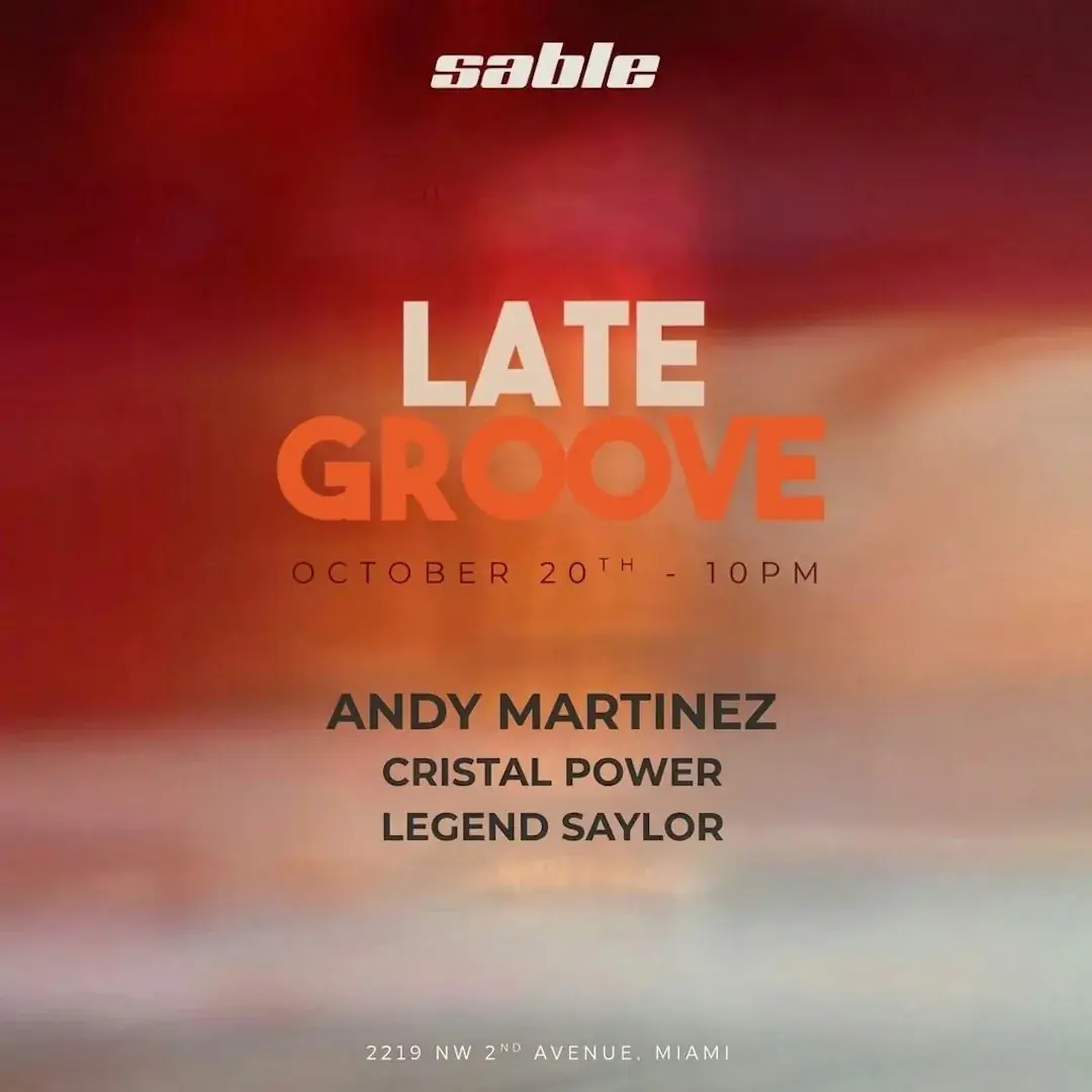 Late Groove: Andy Martinez