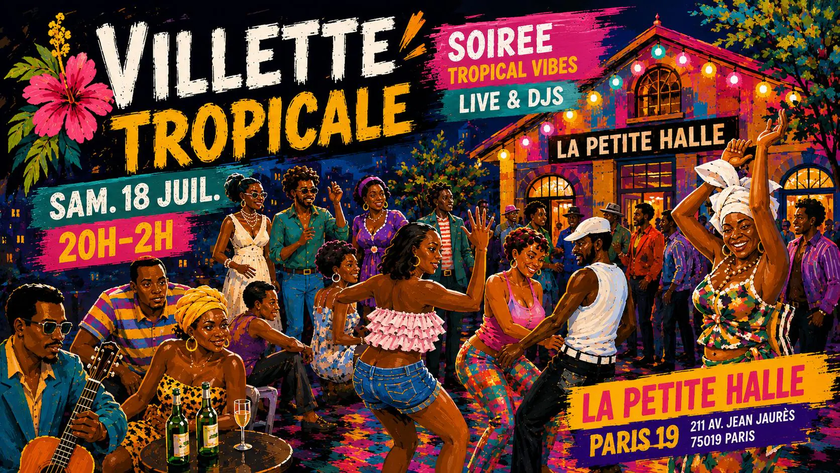 Villette Tropicale - Lives & DJs Latino, Afro & Caraïbes