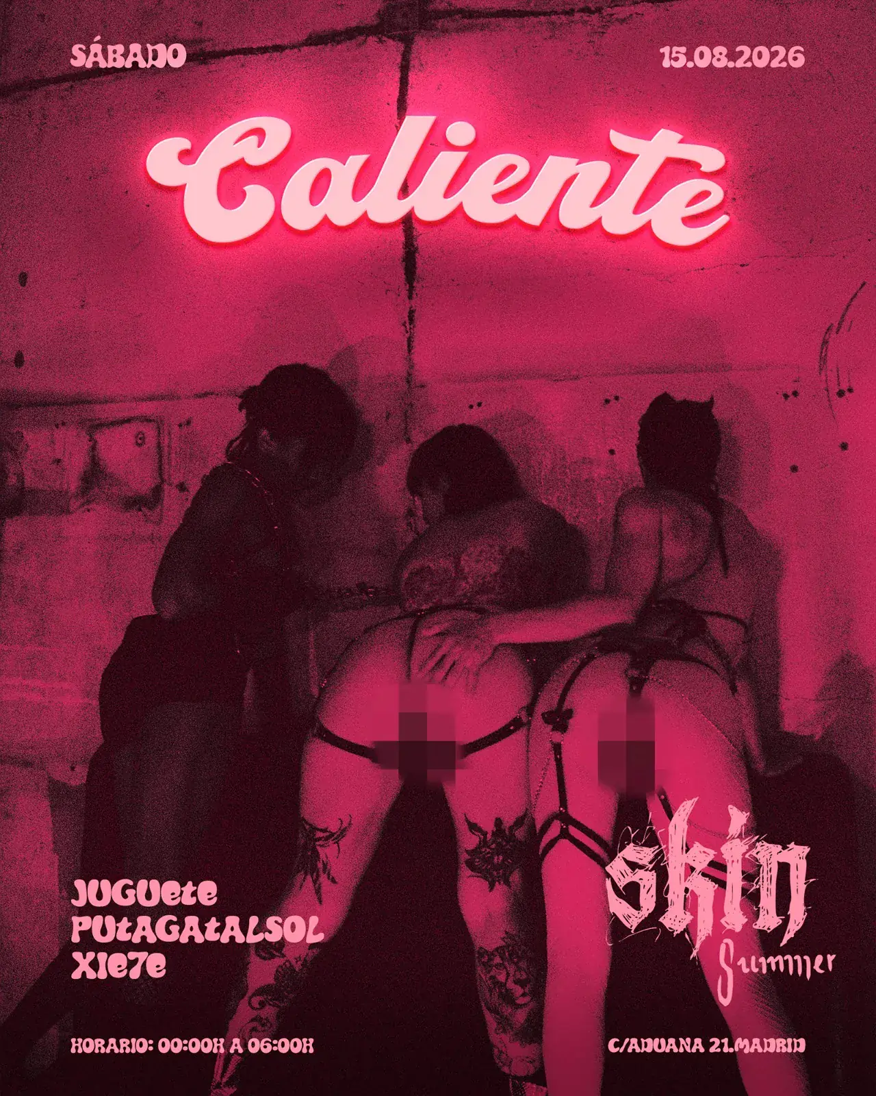 SKIN CALIENTE: JUGUETE + PUTAGATALSOL + XIE7E