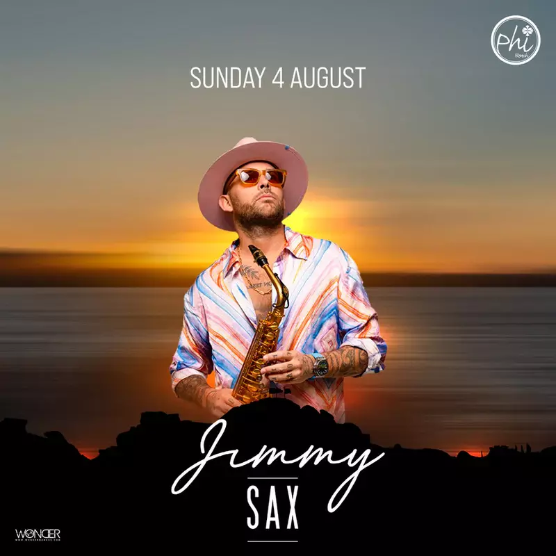 JIMMY SAX al Phi Beach