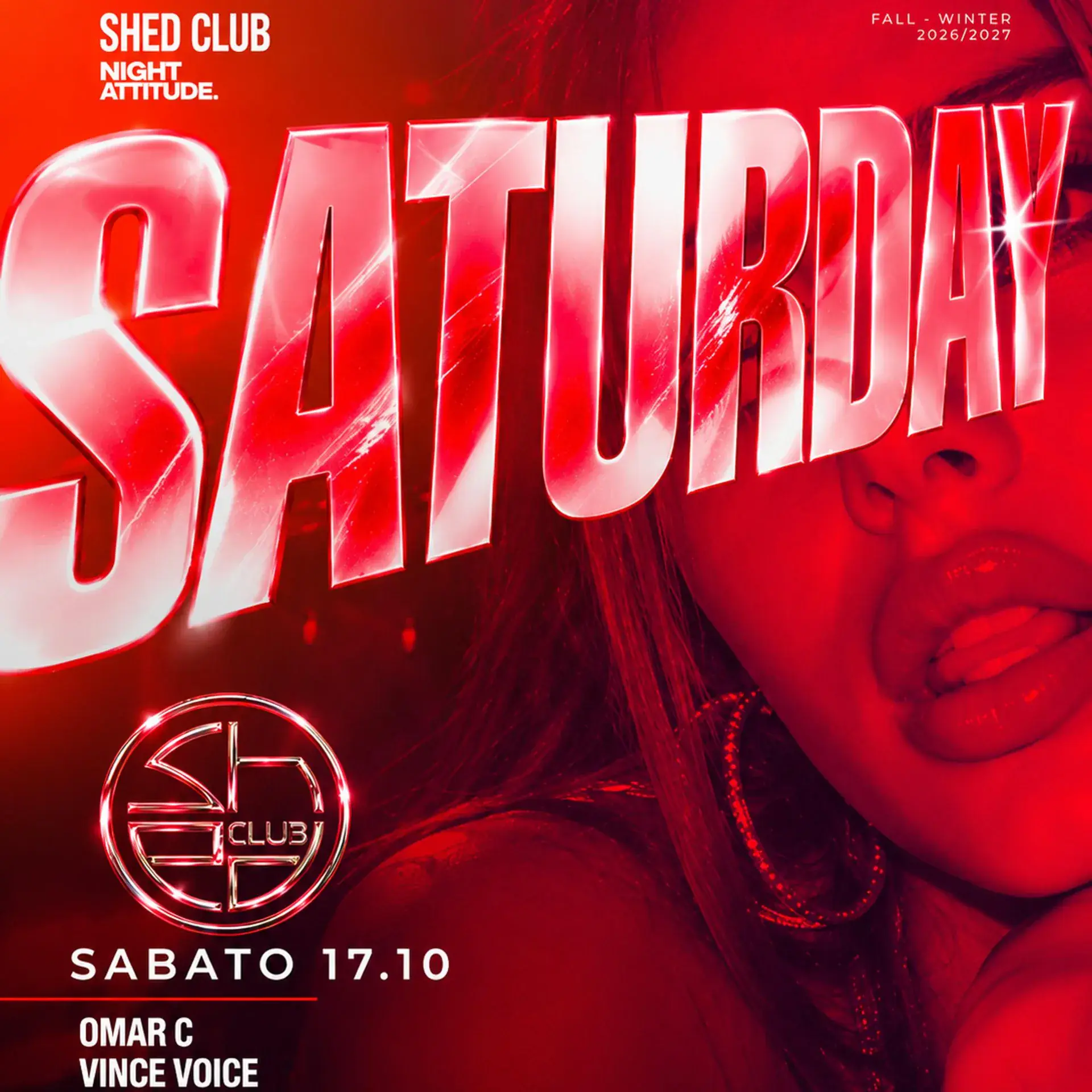SHED SATURDAY - Sabato 17.10.2026