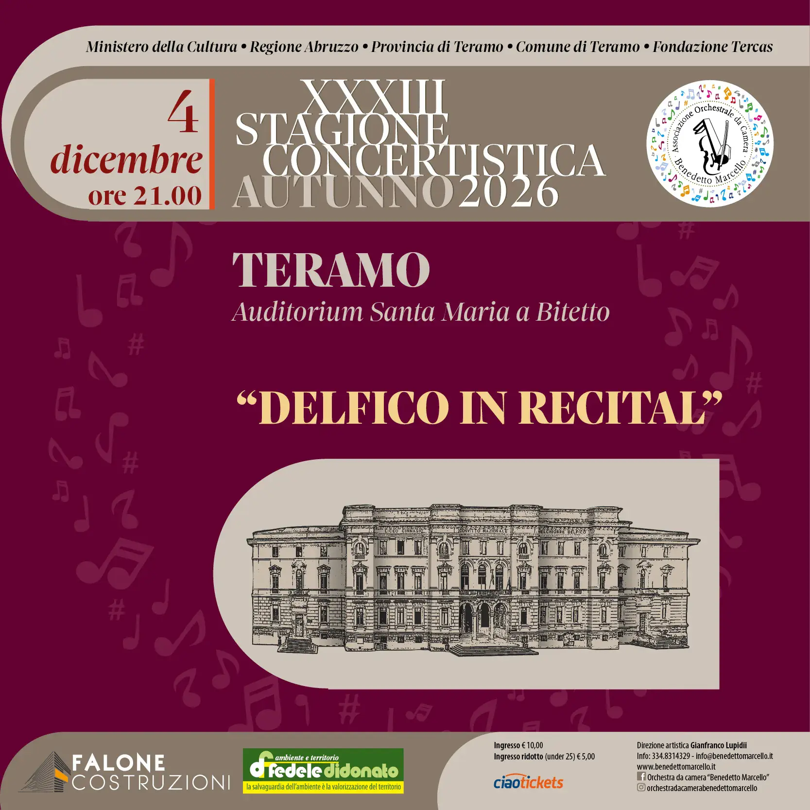 Delfico im Recital - Konzertsaison 2026