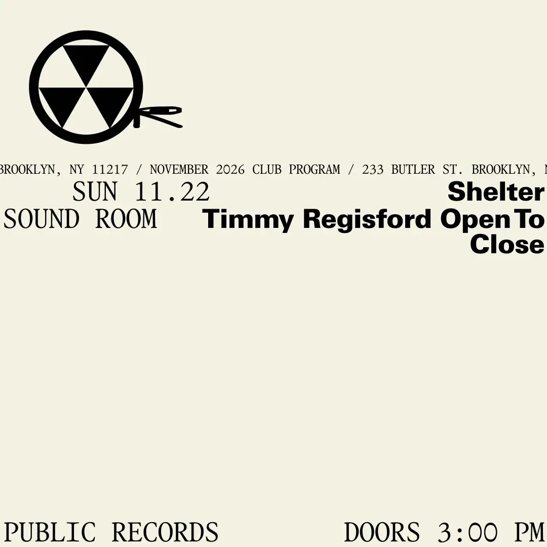 Shelter: Timmy Regisford von Anfang bis Ende