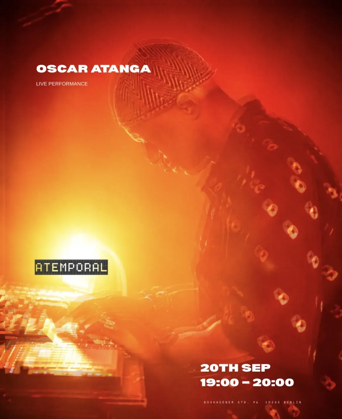 Oscar Atanga live performance