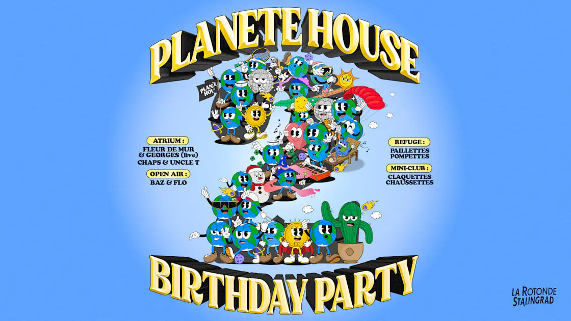 Planète House · Open-Air & Club · 2 Years Anniversary