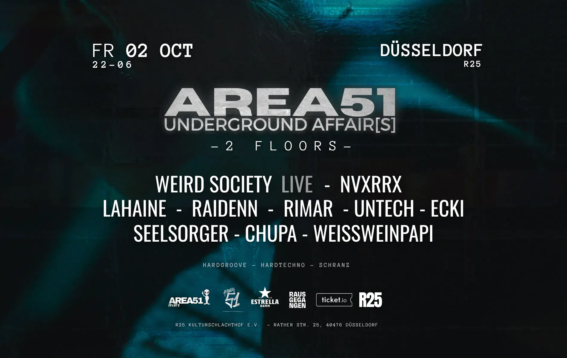AREA51 TECHNO - Underground Affairs x R25