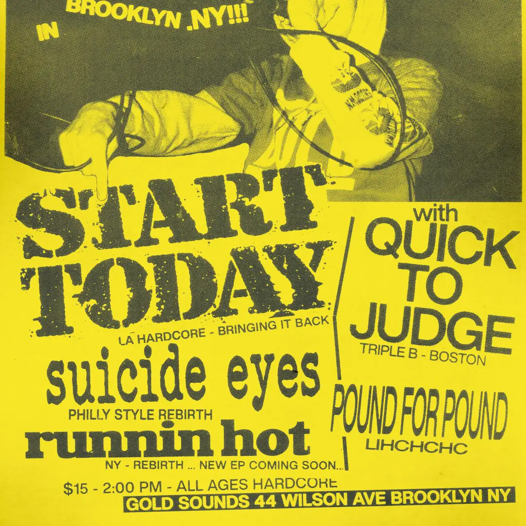 Start Today, Suicide Eyes, Quick To Judge + more