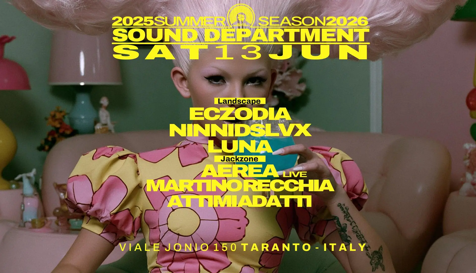 DEPARTAMENTO DE SONIDO 13 DE JUNIO CON ECZODIA y AEREA
