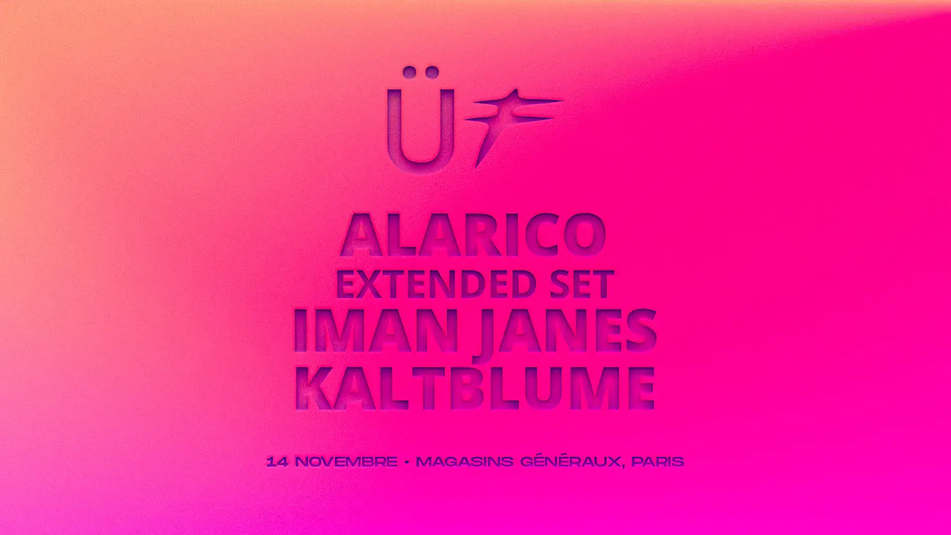 GRÜV x FLIRT • Alarico (Extended Set), KALTBLUME, Iman Janes