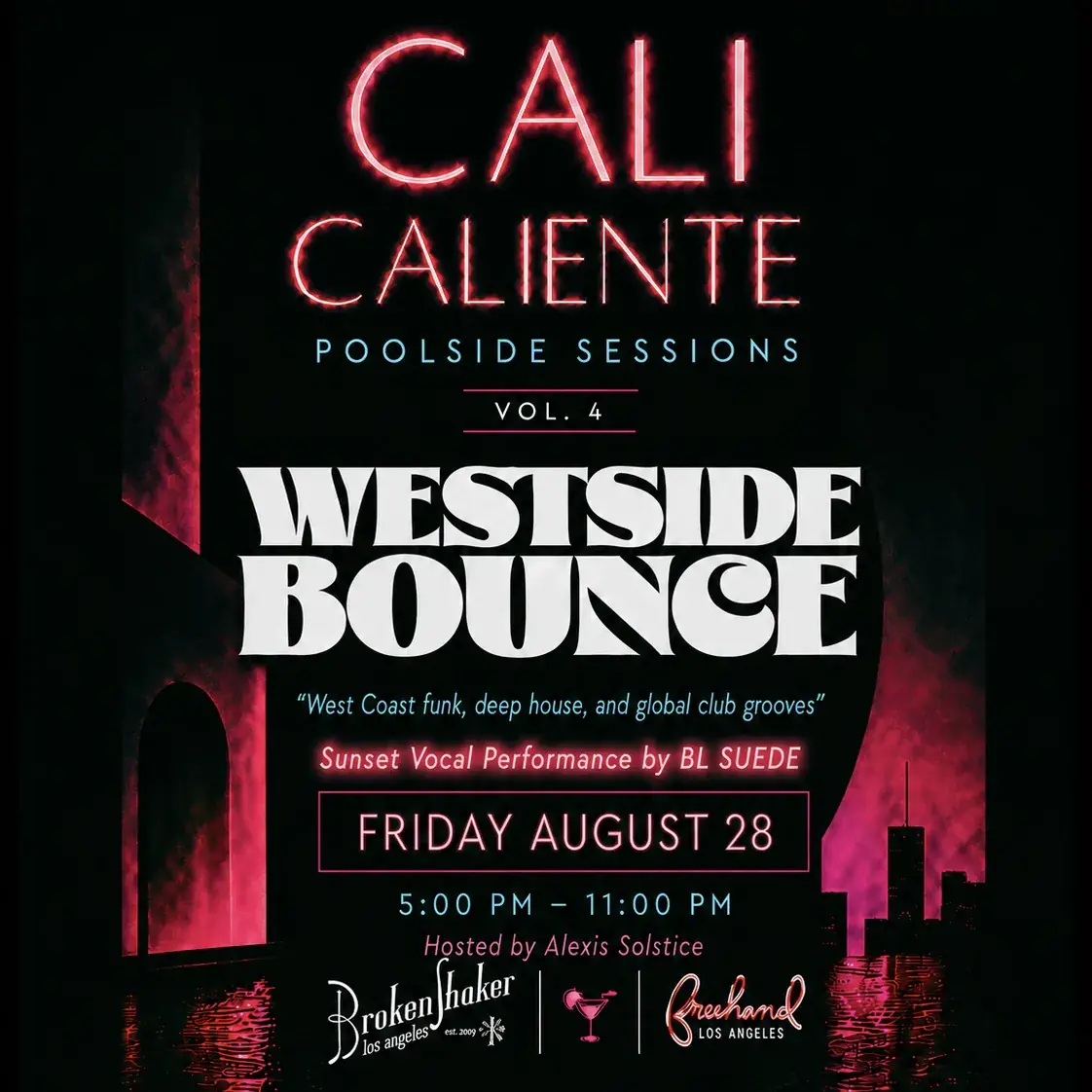 Cali Caliente Poolside Sessions Vol. 4: BL SUEDE, Mana Moves, Nish
